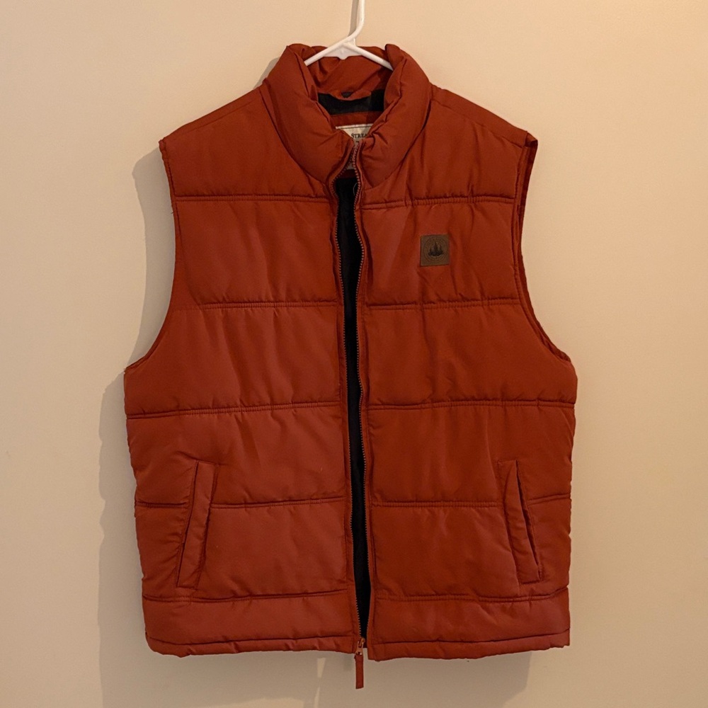 Field & Stream Men's Orange Puffer Vest